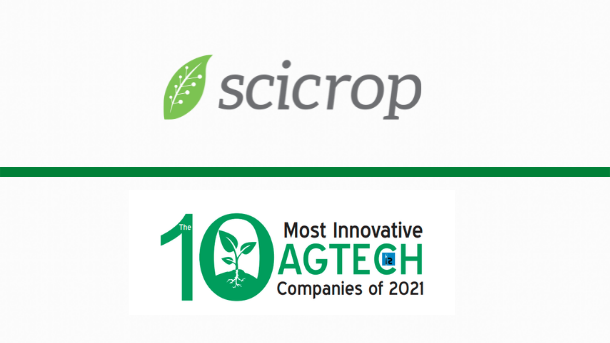 SciCrop entre as 10 Agtechs mais inovadoras de 2021 segundo revista internacional