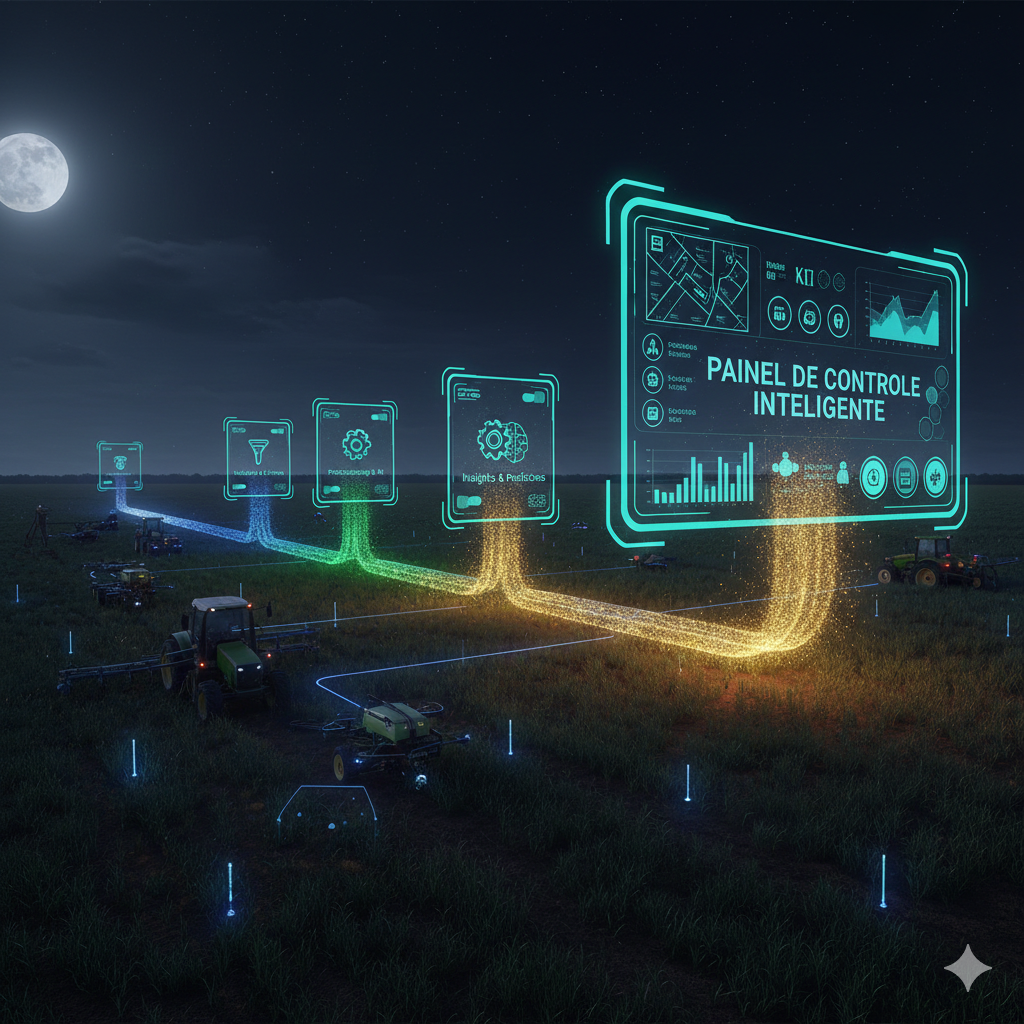 Do Sensor ao Insight: A Jornada da Informação no Agro 4.0